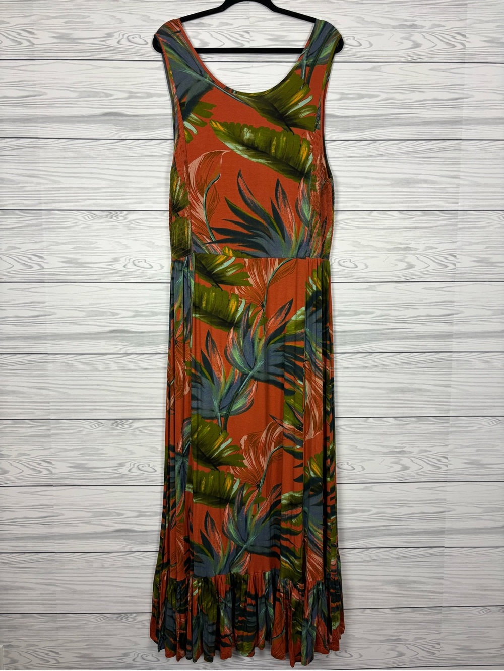 Soft Surroundings Fabiana floral sleeveless dress high-low size large - Picture 7 of 8